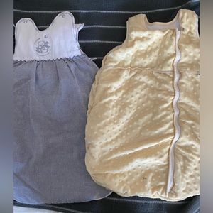 Lot of two 2.5 tog sleep sacks for up to 6 months